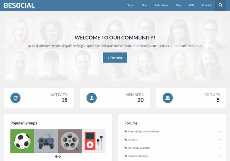 Besocial is a social networking sites WordPress theme .